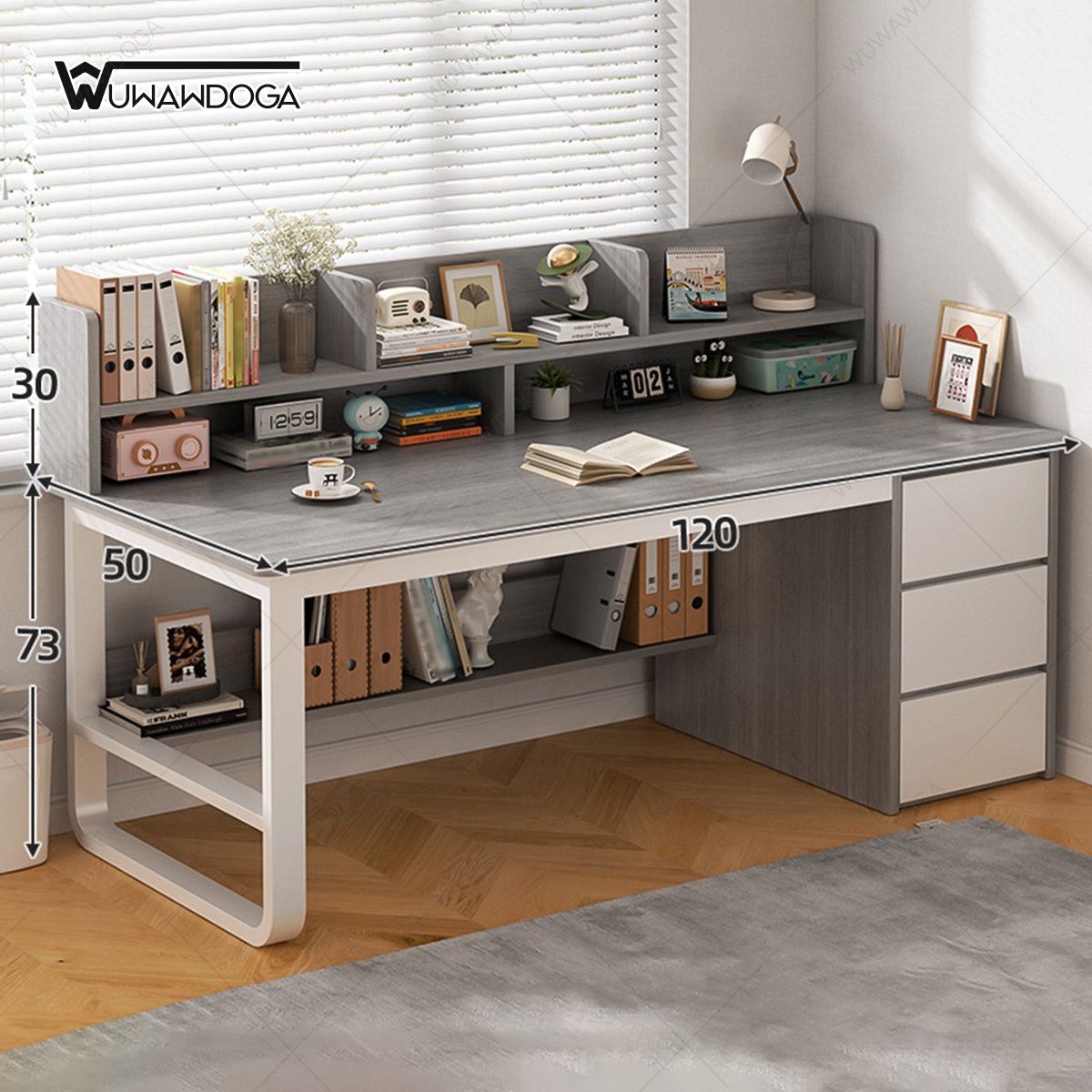 UENMI - Escritorio De Computadora Moderno Escritorio Oficina 120cm