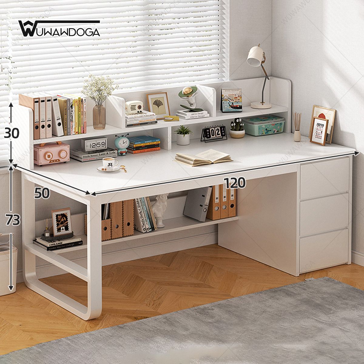 UENMI - Escritorio De Computadora Moderno Escritorio Oficina 120cm