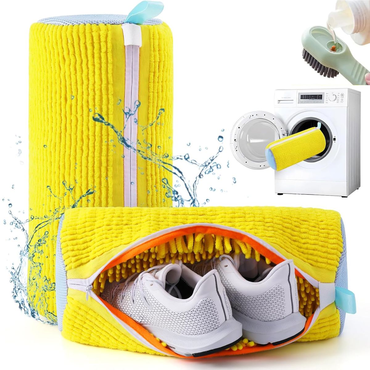 KUANGYE - Bolsa Para Lavar Zapatillas Zapatos Ropa Funda Lavadora