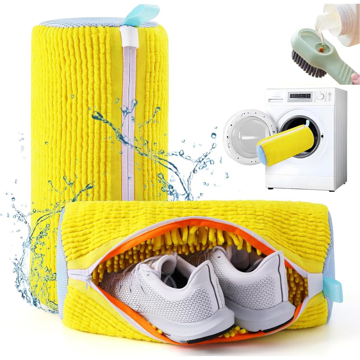 KUANGYE - Bolsa Para Lavar Zapatillas Zapatos Ropa Funda Lavadora