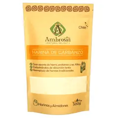 AMBROSIA - Harina de Garbanzos Sin Gluten 500 g