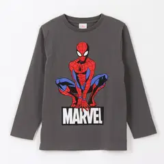 MARVEL - Polera Manga Larga Niño Spiderman Pose Gris