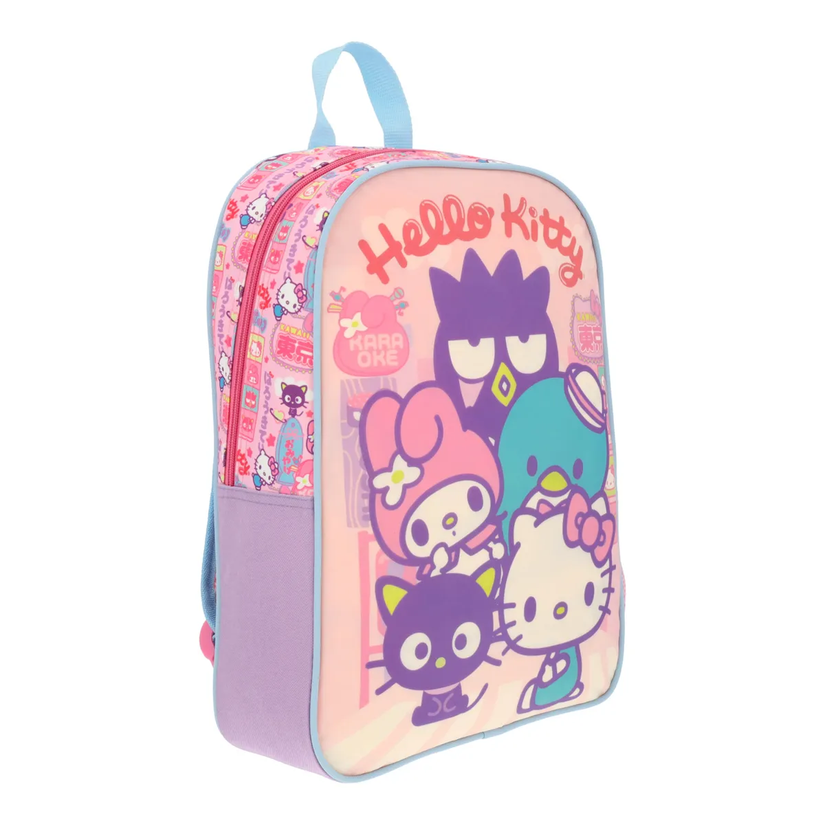 HELLO KITTY - Mochila Escolar Niña Rosado Friends & Hello Kitty