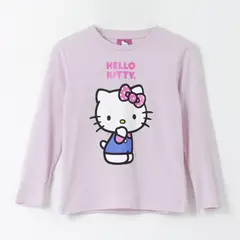 HELLO KITTY - Polera Manga Larga Niña Personaje Blanco