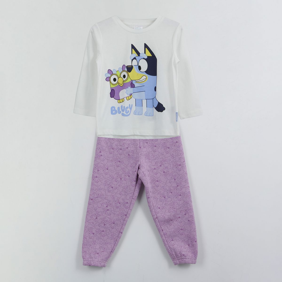 BLUEY - Conjunto Niña ChatterMax Blanco Bluey