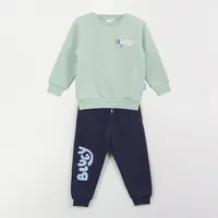 Conjunto Buzo Niño Back Print Lets Have Fun Verde