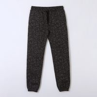 Pantalón de Buzo Niño Full Print Caras Spiderman Gris