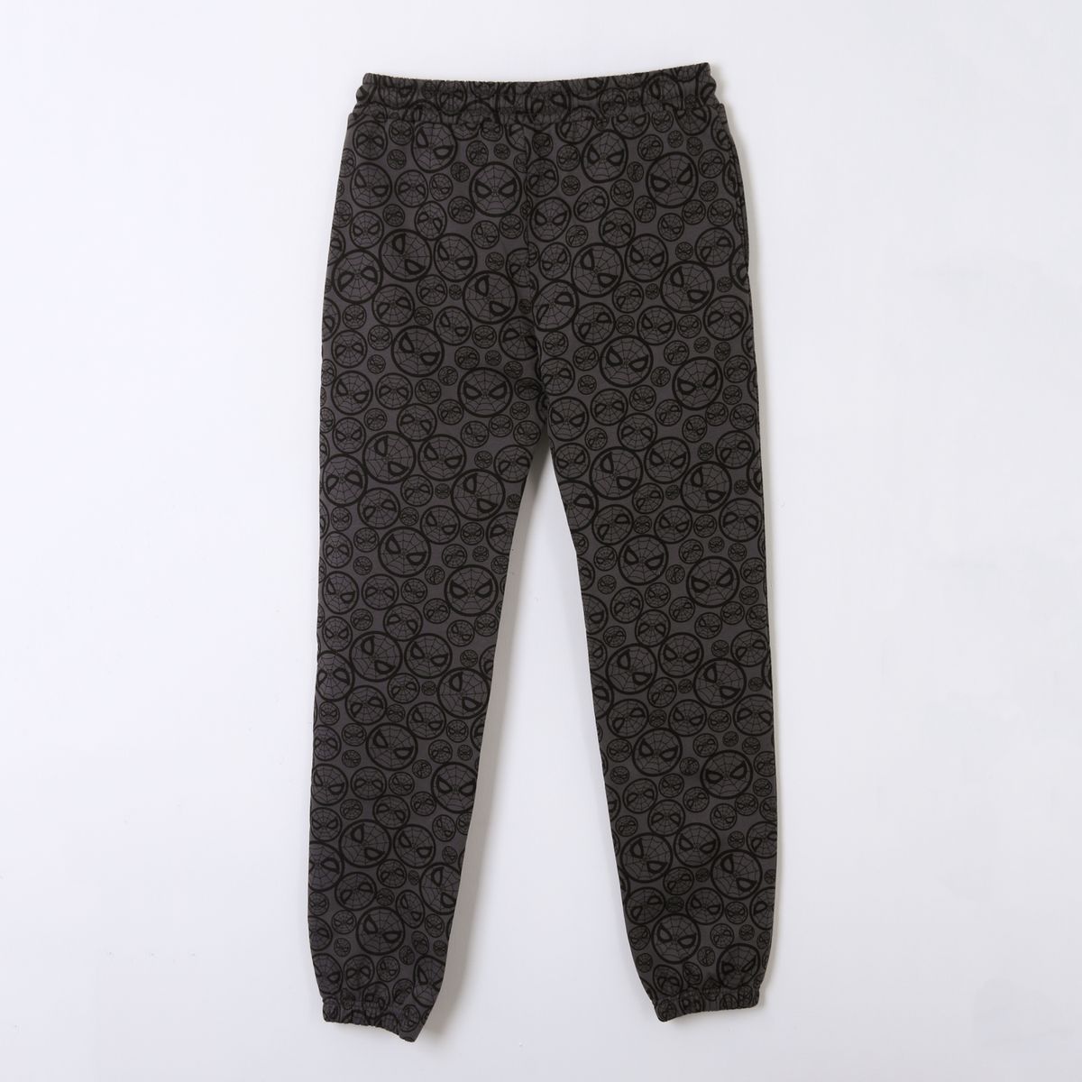 MARVEL - Pantalón de Buzo Niño Full Print Caras Spiderman Gris Marvel