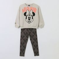 Conjunto Niña Minnie Mouse Blanco