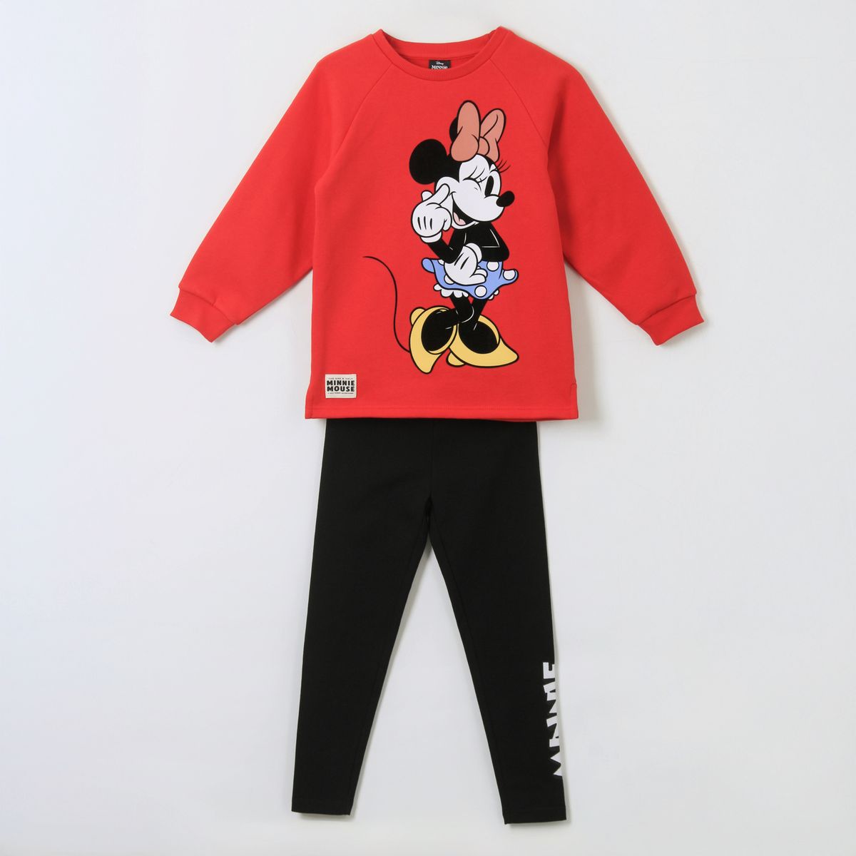 DISNEY - Conjunto Niña Minnie Mouse Guiño Rojo Disney
