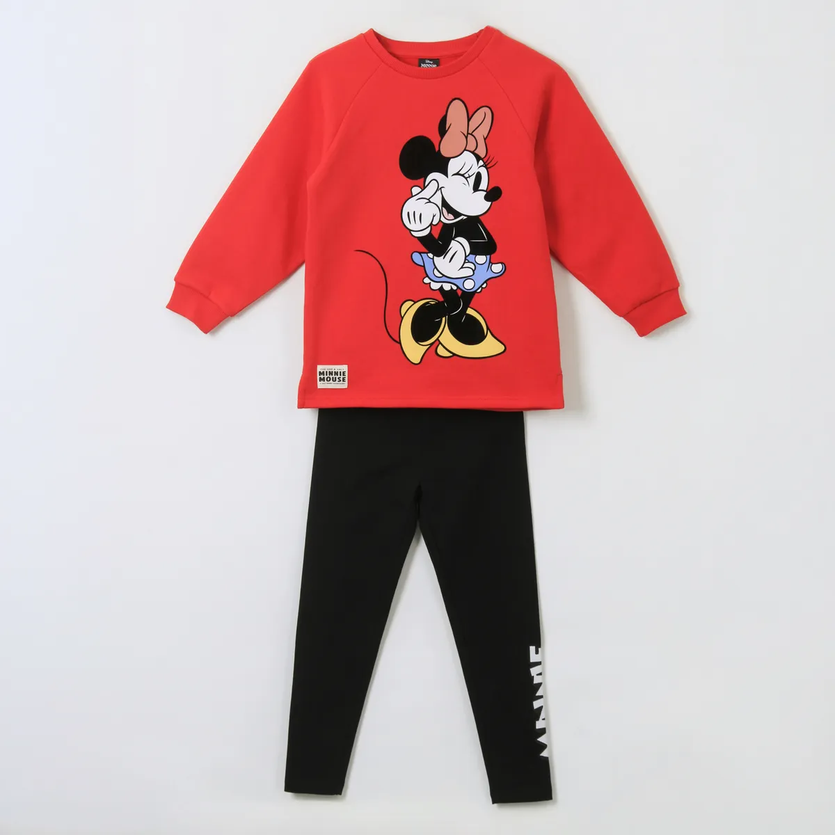 DISNEY - Conjunto Niña Minnie Mouse Guiño Rojo Disney