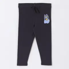 BLUEY - Calza Niña Logo Gris