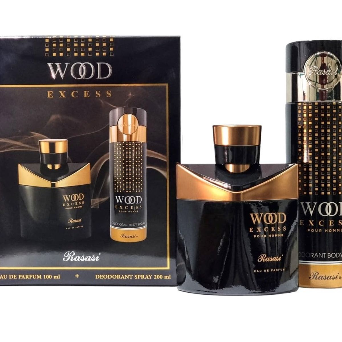 RASASI - Wood Excess Men Edp + Deo Coffret Set