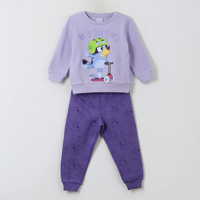 Conjunto Buzo Nina Hooray Scooter Morado Morado 3