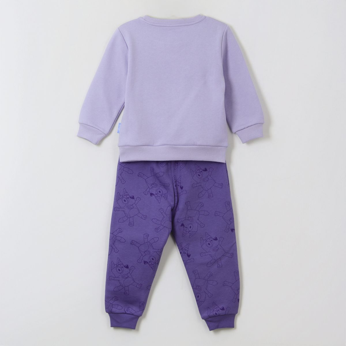 BLUEY - Conjunto Buzo Niña Hooray Scooter Morado Bluey