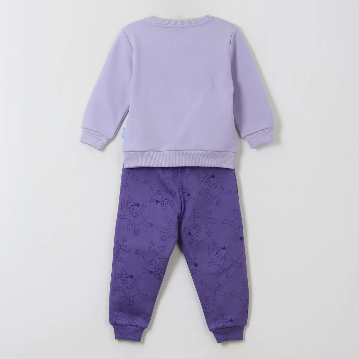 BLUEY - Conjunto Buzo Niña Hooray Scooter Morado Bluey
