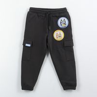 Pantalón de Buzo Niño Cargo Gris Bingo &