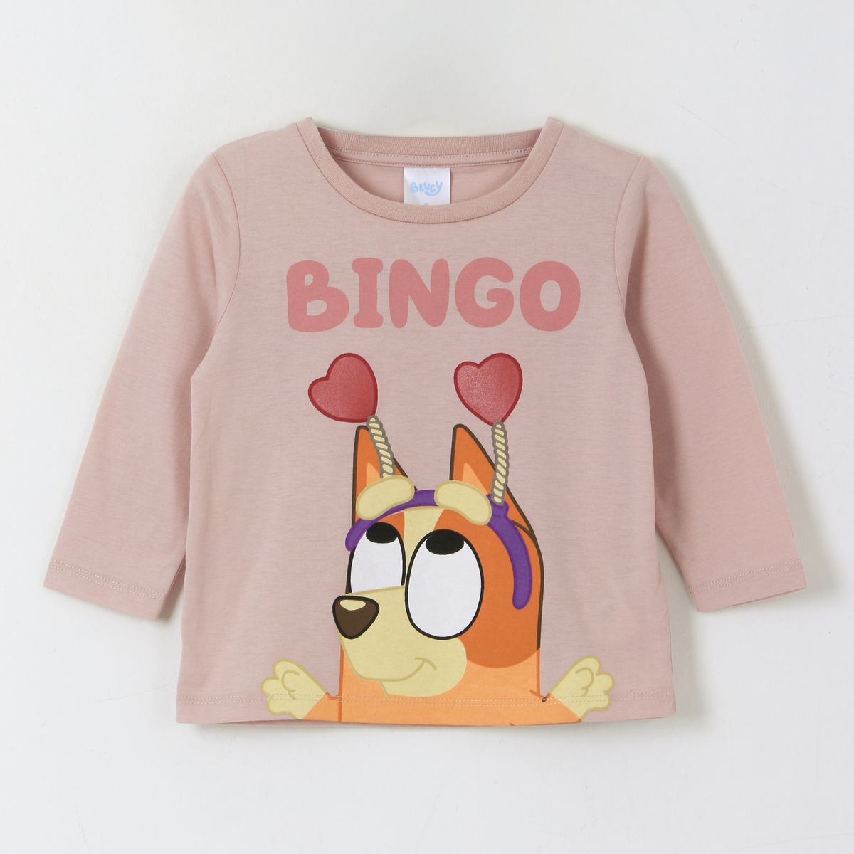 BLUEY Polera Manga Larga Niña Bingo Rosado Bluey | Falabella Chile