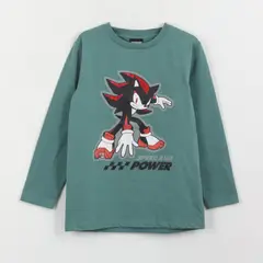 SONIC - Polera Manga Larga Niño Shadow Speed And Power Verde
