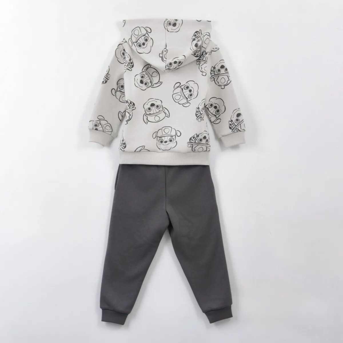 PAW PATROL - Conjunto Buzo Niño Full Print Friends Gris Paw Patrol