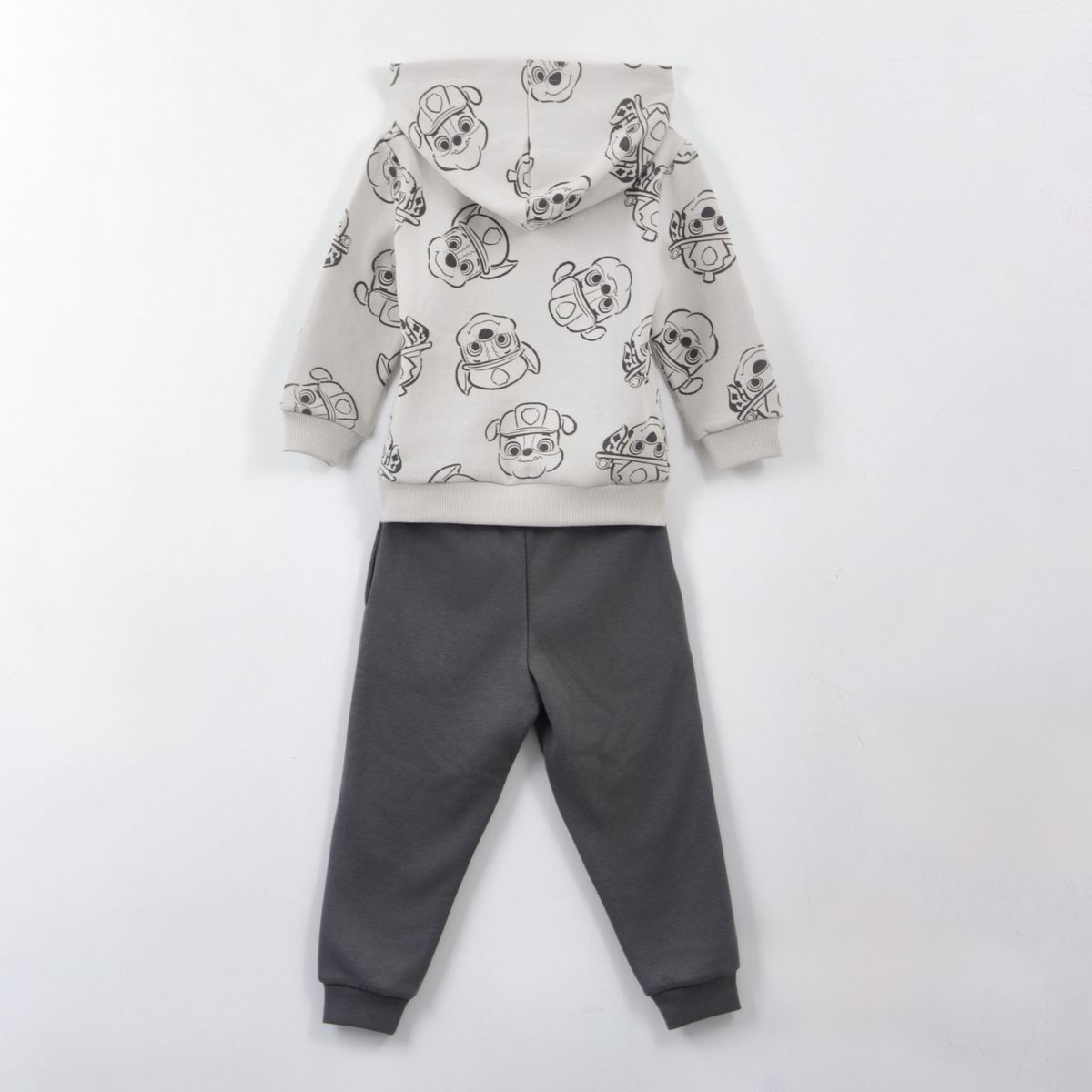 PAW PATROL - Conjunto Buzo Niño Full Print Friends Gris Paw Patrol