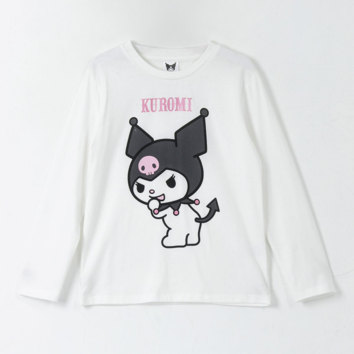 HELLO KITTY - Polera Manga Larga Niña Kuromi Blanco Hello Kitty