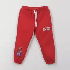 MARVEL - Pantalón de Buzo Niño Personaje Spiderman Rojo