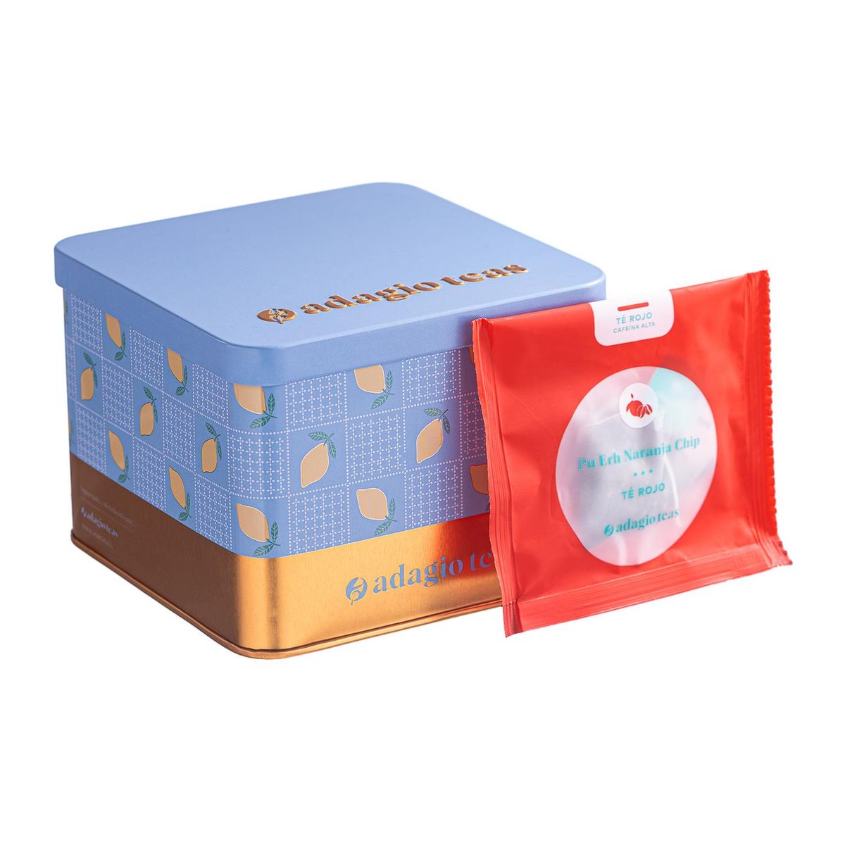 ADAGIO TEAS - Té Pack 5 Colores Limones Celeste 15 Teabags