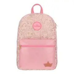 DISNEY - Mochila Escolar Niña Print Princesas Rosado