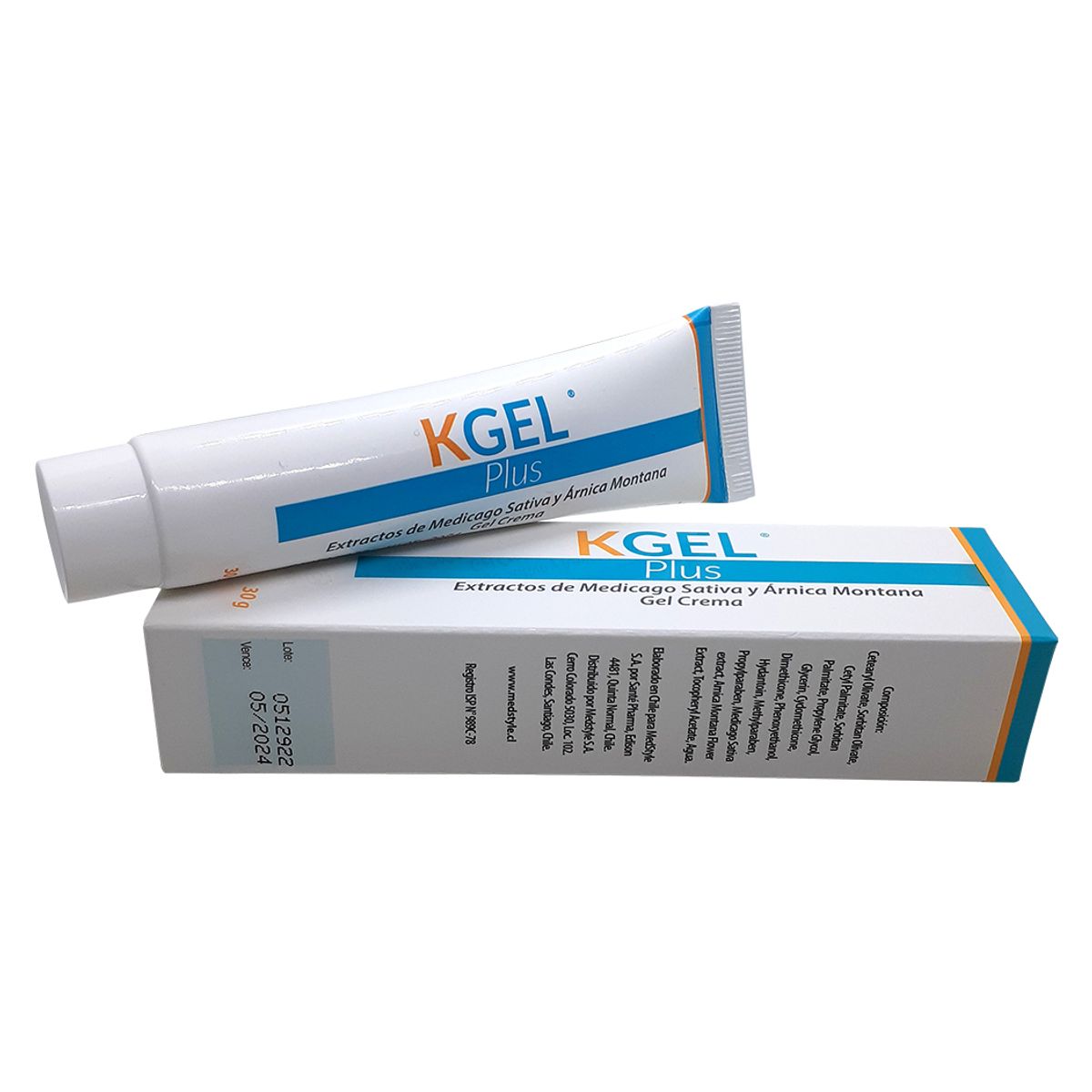 K GEL - KGEL PLUS 30 g. para alivio de hematomas y dolores superficiales
