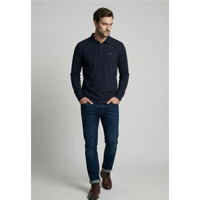 Imagen 2 del producto Poleras Basica Ml Pique Navy