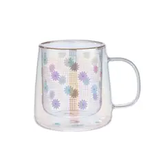 ADAGIO TEAS - Taza Doble Vidrio Summer Bloom 250 ml