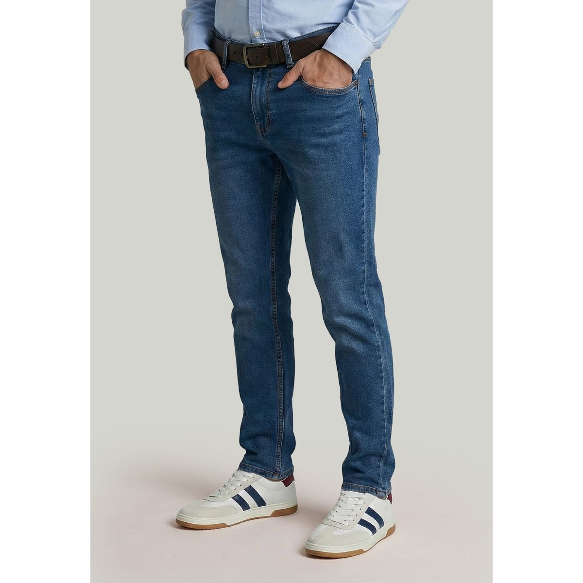 NEW MAN - Jeans Silos Indigo New Man