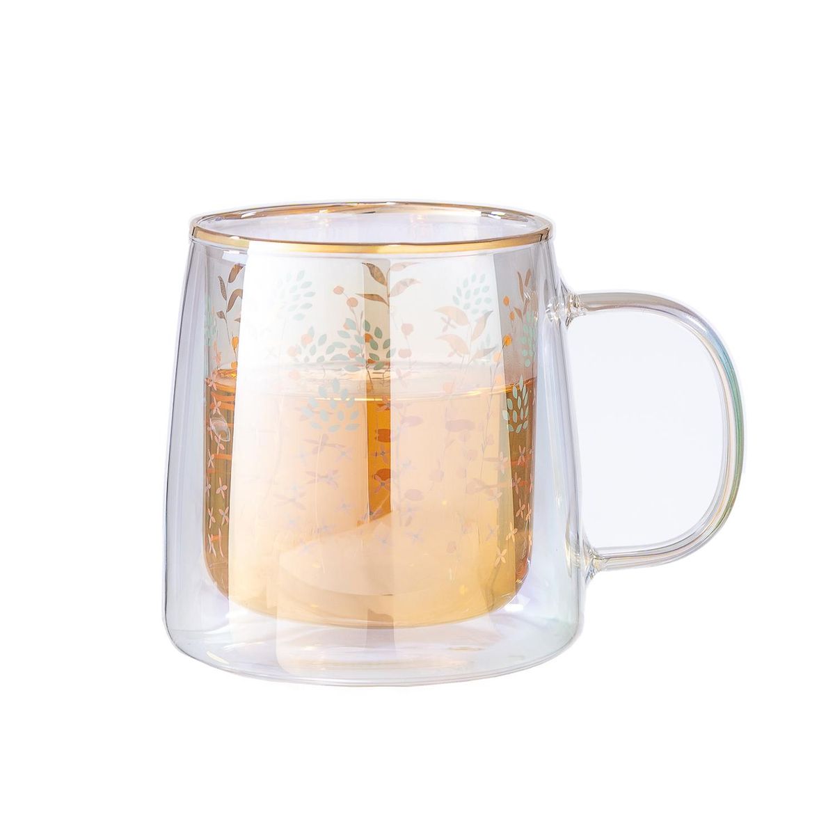 ADAGIO TEAS - Taza Doble Vidrio Secret Garden 250 ml