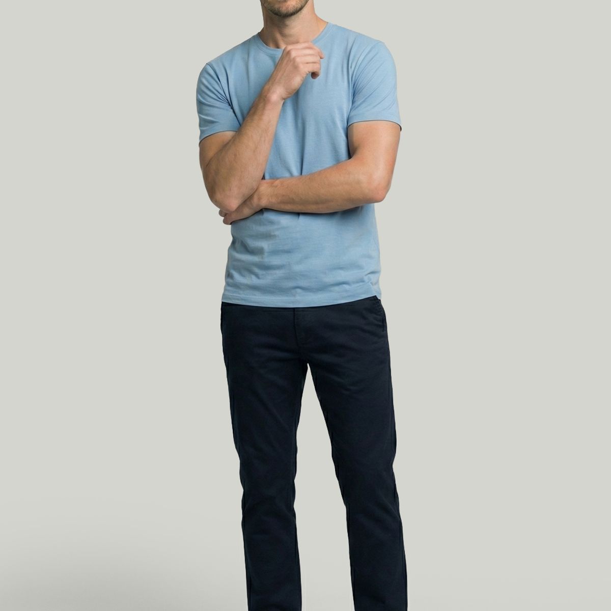 NEW MAN - Pantalón Bagneaux Regular Fit Marine New Man