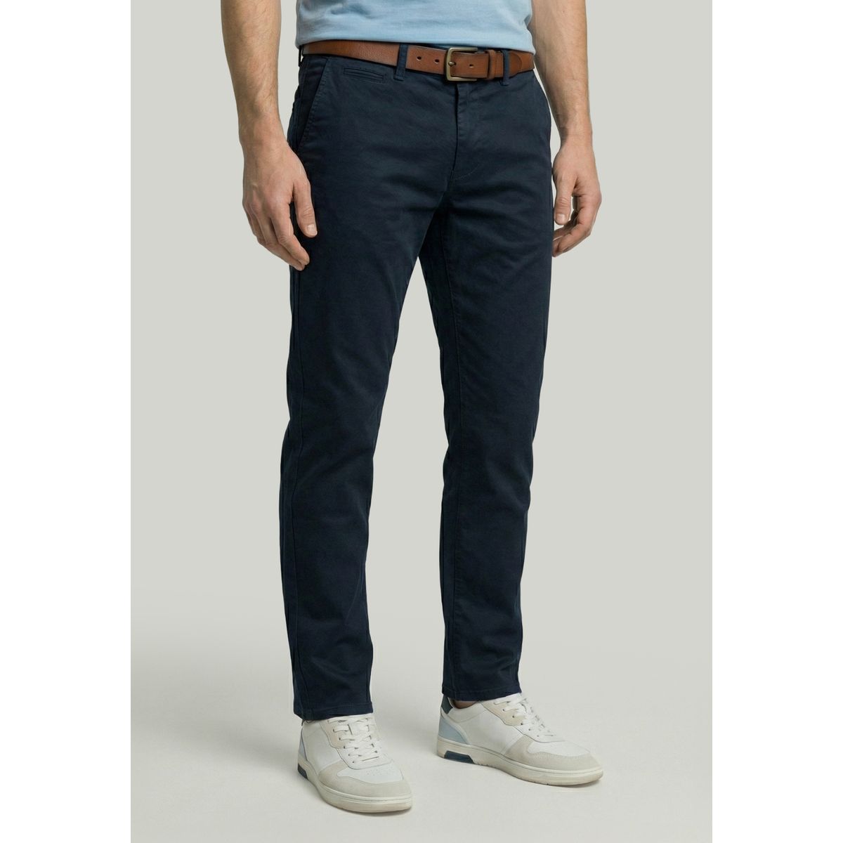 NEW MAN - Pantalón Bagneaux Regular Fit Marine New Man
