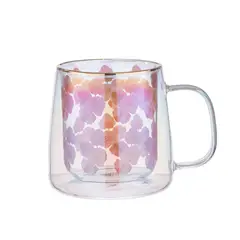 ADAGIO TEAS - Taza Doble Vidrio Lilac Bloom 400 ml