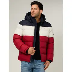 TOMMY HILFIGER - Parka Acolchada Con Gorro Multicolor