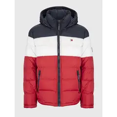 TOMMY HILFIGER - Parka Acolchada Con Gorro Multicolor