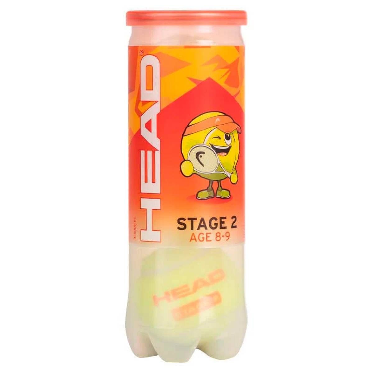 HEAD - Pelotas Tenis Head Stage 2 3B Amarilla