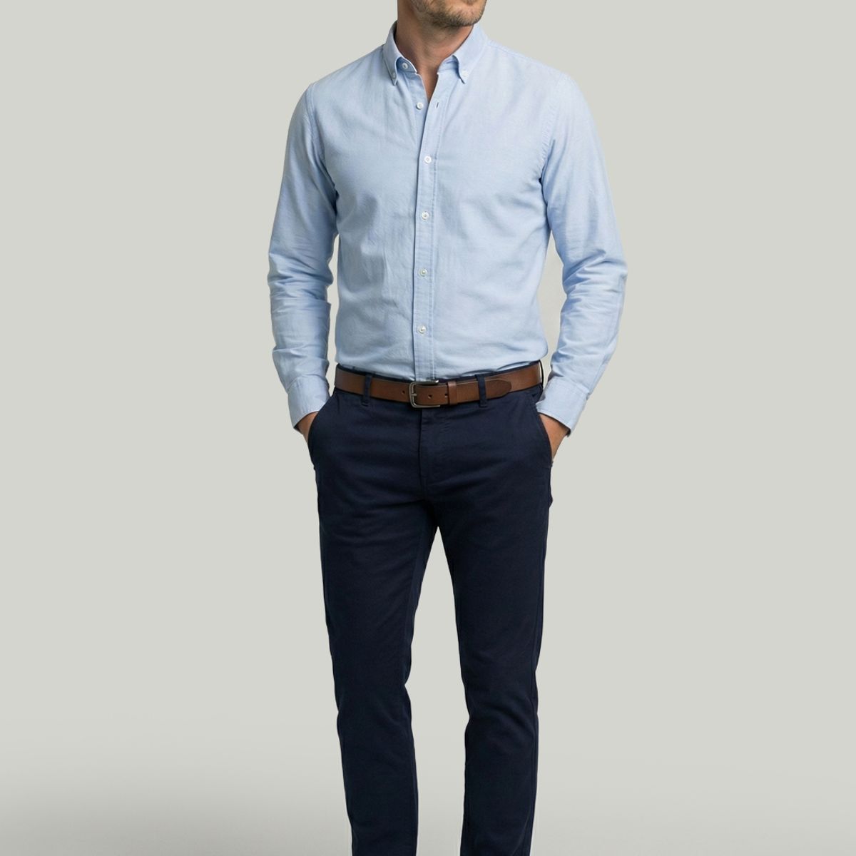 NEW MAN - Pantalón Bagneaux Slim Fit Navy New Man