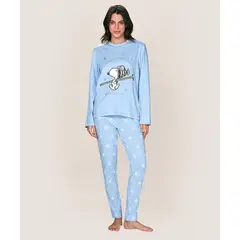 LADY GENNY - Pijama cotton Snoopy Mujer