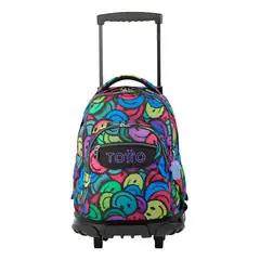TOTTO - Mochila Escolar 25L Con Ruedas