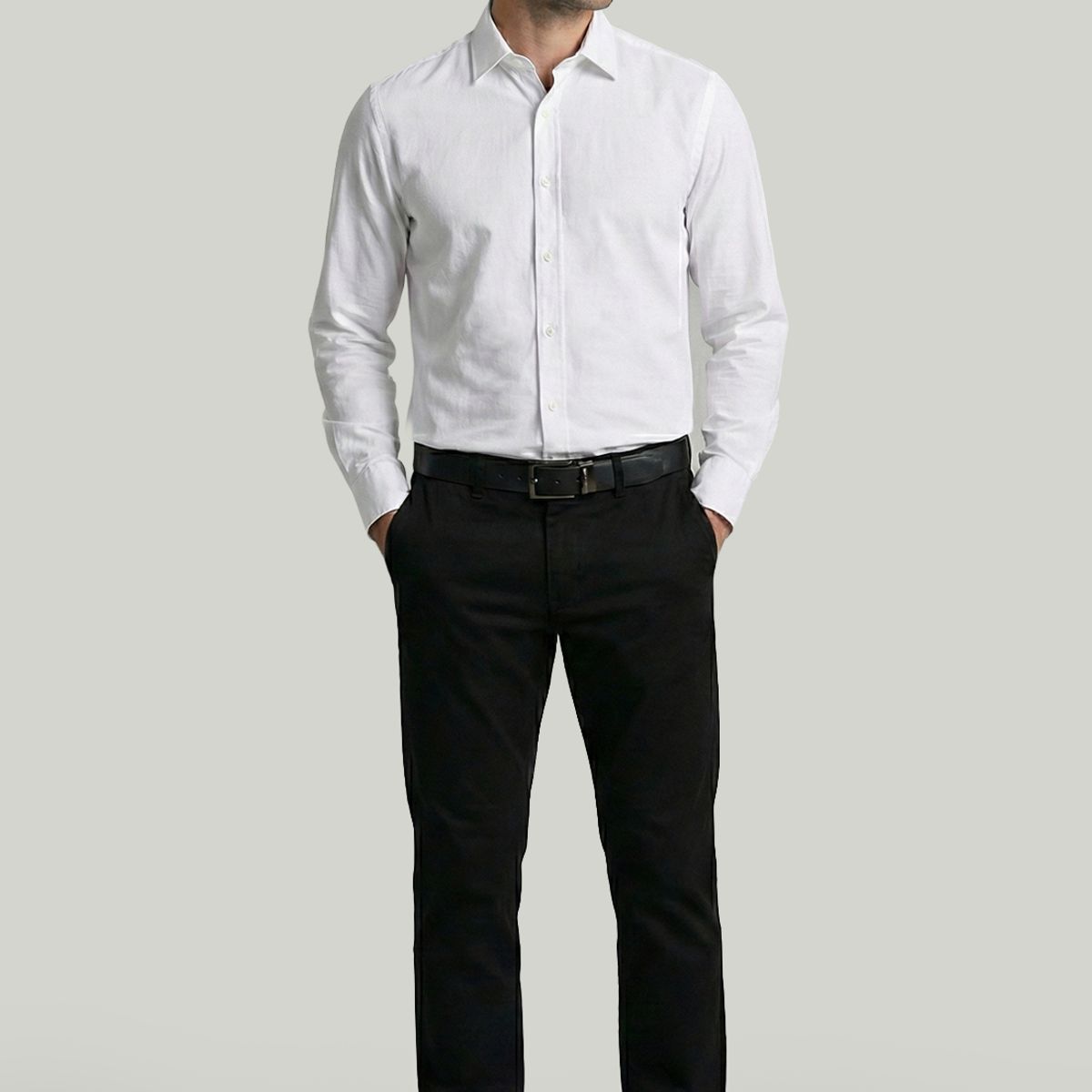 NEW MAN - Pantalón Bagneaux Regular Fit Black New Man