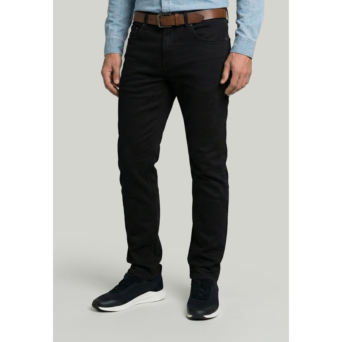 NEW MAN - Pantalón Amsterdam Black New Man
