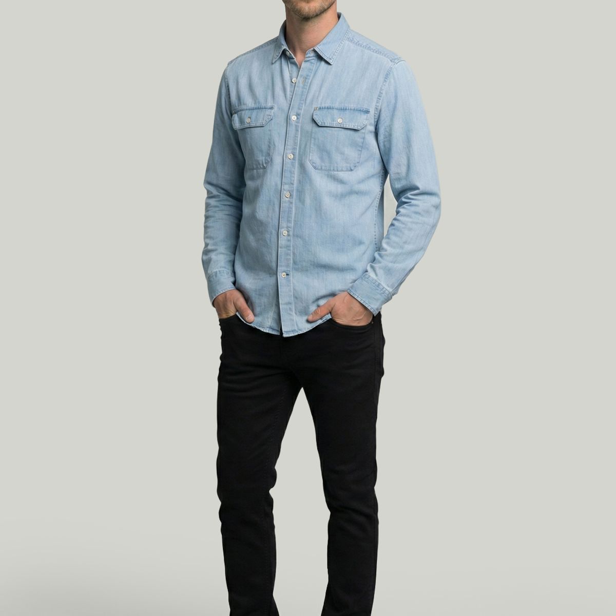 NEW MAN - Pantalón Amsterdam Black New Man