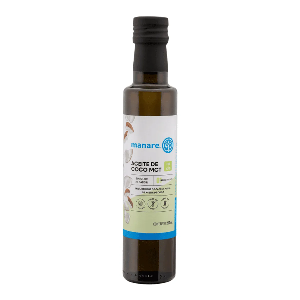 MANARE - Manare Aceite de Coco MCT 250 ml