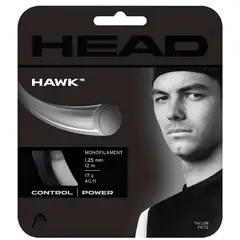 HEAD - Cuerda Tenis Hawk Set 16g Negra