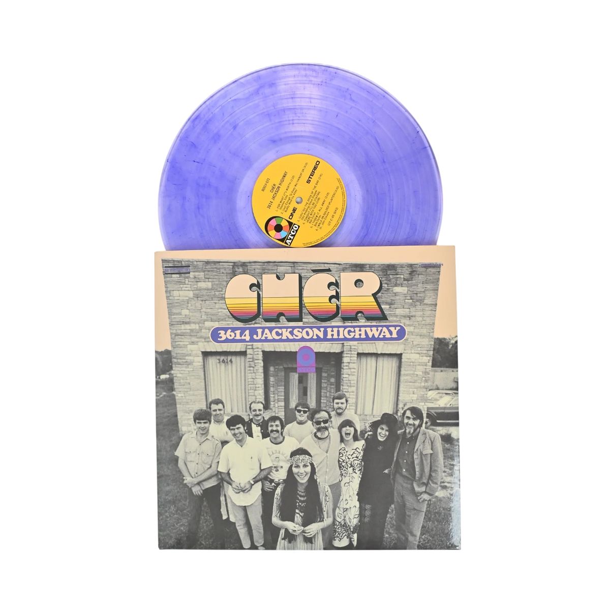 GRUPO LASER DISC - Vinilo Cher/ 3614 Jackson Highway (Clear & Purple) 2LP