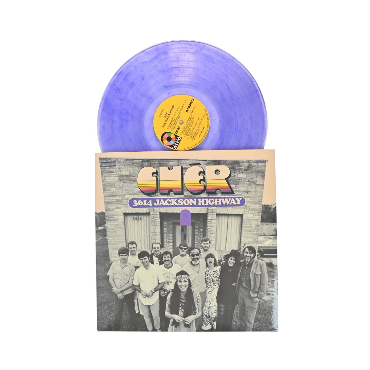 GRUPO LASER DISC - Vinilo Cher/ 3614 Jackson Highway (Clear & Purple) 2LP